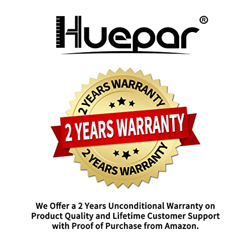 Huepar 3x360°Laser Level with 2 Li-ion Batteries 3D Outdoor Green Cross Line Self Leveling for Construction/Picture Hanging Hard Case，Magnetic Huepar