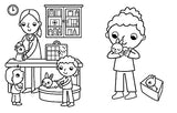 My Busy Baby Animals Coloring Book WoodArtSupply