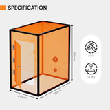 Monport Fiber Laser Engraver Enclosure, 720 * 470 * 800mm Integrated Acrylic Machine Cover, for Laser Isolation, Smoke Isolation, Noise Reduction, and Eye Protection Monport