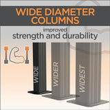 Sojag 8' x 8' Sanibel Hardtop Gazebo Outdoor Weather-Resistant Aluminum Frame Sun Shelter Sojag