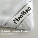BISELINA Down Alternative Comforter Duvet Insert with Corner Tabs Box Stitched Microfiber Fluffy White Quilt All Seasons Hotel Collection Bedding - King Size, 104x92 Inches BISELINA