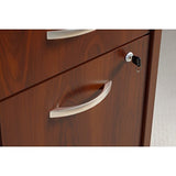 Bush Business Furniture Series C 2 Drawer Rolling File Cabinet in Hansen Cherry - Assembled, Mobile Document Storage for Home or Professional Office Bush Business Furniture