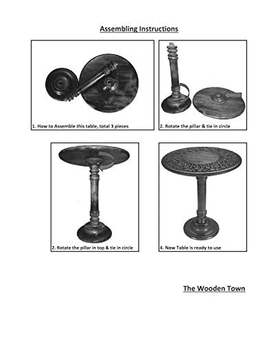 Coffee Tablec Coffee Table for living room, Wooden End Table, Small Table, Night Stand, Side Table, Bedside Table, Entry Table, Side Table for Magazine, Books & Plants-18 x22 White Wash The Wooden Town