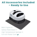 OLIXIS Heat Press Machine for T Shirts, Portable Easy Press Heat Machine with LCD Display, 0-450°F Temp Control, Ideal for Shirt Printing OLIXIS