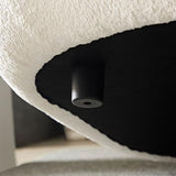 Modern Luxury Oversized Curved Sofa Couch,Beautiful and Comfy Boucle Fabric Lounge Cloud Sofa& Couch with 4 Pillows for Apartment,House Living Room Furniture ERYE