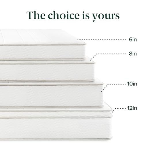 ZINUS 12 Inch Foam and Spring Hybrid Mattress [New Version], King, Fiberglass Free, Medium Firmness, Durable Support, Certified Safe Foams & Fabric, Mattress in A Box ZINUS