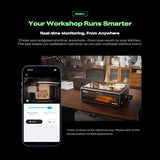 Creality Falcon A1 Pro 20W Laser Engraver, Full Enclosed 180W Output Laser Engraver Machine, Touch Screen, Auto Focus, APP Control, Pre-Assembled, Ideal for Wood and Metal, Class 1 Safety Creality