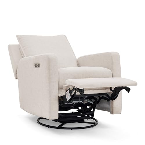 babyGap Harlowe Power Recliner with USB-A and Type-C Ports by Delta Children - Greenguard Gold Certified – Stain-Resistant Performance Fabric is Oeko-TEX Standard 100 Certified, Sand