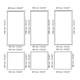 Decozayn Wall Molding Kit, Premade Wainscoting Panels, Picture Frame Moulding, Pre Cut Wall and Door Molding &Trim Panel Kits, Wainscot Wall Panel for Home Decoration, 6 Frames DECOZAYN