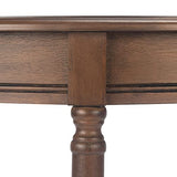 Safavieh Home Collection Tinsley Brown Half Moon Console Table CNS5723C SAFAVIEH