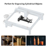 Longer Laser engraver's Rotary Roller Lift Stand Allows for Height Adjustment, Making it More Effectively Compatible with The Rotary Rollers of Most Laser engravers. Longer