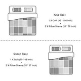 Travan 3-Piece Quilt Set Quilted Bedspread Lightweight Coverlet Set Garden Style Floral Printed Oversized Quilted Bedding Set with Shams for All Season, Exquisite, King Size Travan