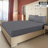 Utopia Bedding Queen Fitted Sheets - Bulk Pack of 6 Bottom Sheets - Soft Brushed Microfiber - Deep Pockets - Shrinkage & Fade Resistant - Easy Care (Grey) Utopia Bedding