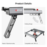 Ortur Foldable Feet (FFT1.0) for Ortur Laser Master 3 Laser Engraver – Raises Machine by 4.65'' (118mm), Easy Installation, Compatible with Rotary Roller Ortur