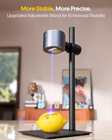 LaserPecker LP1 Plus Mini Laser Engraver for Beginners, Pocket-Sized Laser Engraving Machine with Adjustable Stand, 360° Multi-Angle Engraving for Wood Leather Paper DIY Projects LaserPecker