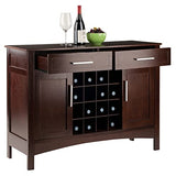 Winsome Gordon Cabinet Buffet, Walnut Winsome