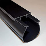 Garage Door U-Bottom Weather Stripping Kit Rubber Seal Strip Replacement, Universal Sealing Professional Grade T Rubber,5/16" T Ends, 3 3/4" Width X 16.5Feet Lenth (Black) CloudBuyer