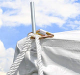 Party Tents Direct 20'x30' Canopy Tent, Weekender Canopy Pole Tent, Easy Up with Heavy Duty PVC White Top, 120 Person Capacity, Outdoor Canopies, Tents for Parties, Weddings & Events Party Tents Direct