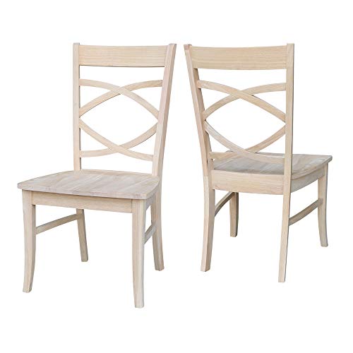 International Concepts Milano Chair, Unfinished IC International Concepts