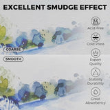 Funto Watercolor Journal, 8.5x5.5, 48 Pages, Cold-Pressed, Inner Paper Pocket and Elastic Band, Art Supplies for Mixed Media Funto