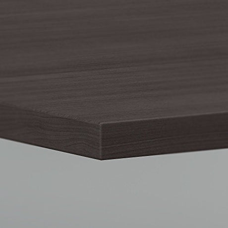 Bush Business Furniture Boat Shaped Conference 4-6 People with Wood Base | Stylish 6 FT Table for Office Boardrooms and Training Rooms, 72W x 36D, Storm Gray Bush Business Furniture