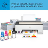 HP Smart-Tank 5000 Wireless All-in-One Ink-Tank Printer with up to 2 years of ink included, mobile print, scan, copy, white, 17.11 x 14.23 x 6.19 HP