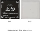 Aluminum MK2 MK3 12V Heated Bed Hotbed Upgrade with Hotbed Wire Cable Line for Anet A8 A6 3D Printer, Black 220x220mm WoodArtSupply
