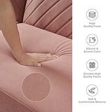 mopio Futon Sofa Bed, Couch, Small Sofa, Sleeper Sofa, Loveseat, Mid Century Modern Futon Couch, Sofa Cama, Couches for Living Room (Old Rosa Velvet) mopio