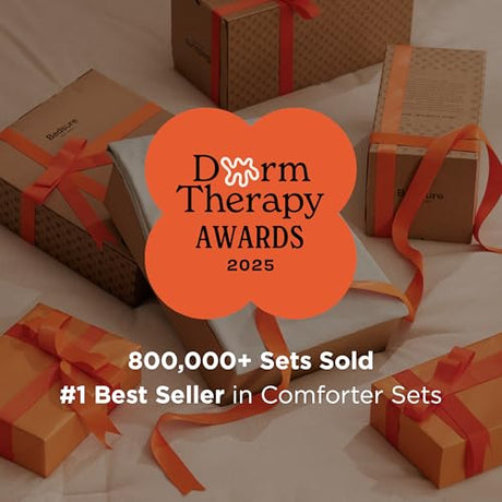 Bedsure Twin/Twin XL Comforter Set - Beige Soft Bedding for All Seasons, Cationic Dyed Bed Set, 2 Pieces, 1 Twin Size Comforter (68"x88") and 1 Pillow Sham (20"x26"+2") Bedsure