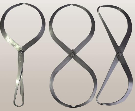 12" Woodworking Caliper Set - 3 Piece Set Combo Double Sided Dual Ended Combined. 6 INCH ONE Side + 6INCH Other Side. GOLDEN SURGE