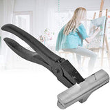 Oil Painting Stretching Pliers, Cast Iron Extra Wide Pliers, Black Handle Hand Tool Stretcher Bars Artist Framing Tool TOPINCN