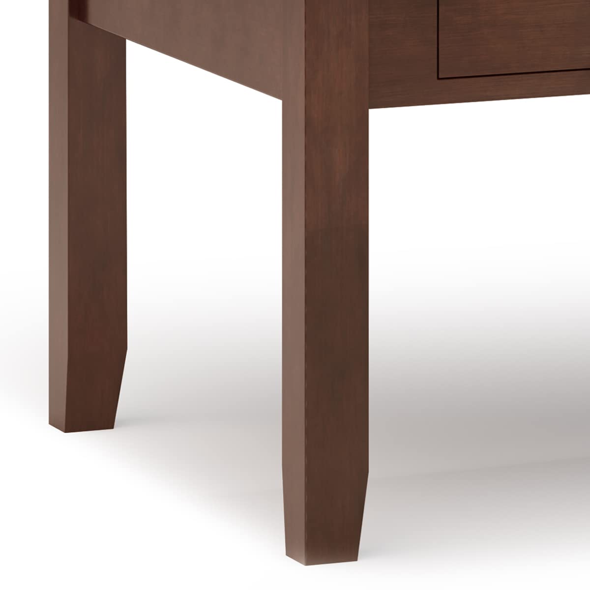 SIMPLIHOME Artisan SOLID WOOD 46 Inch Wide Rectangle Contemporary Lift Top Coffee Table in Russet Brown, For the Living Room and Family Room SIMPLIHOME