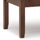 SIMPLIHOME Artisan SOLID WOOD 46 Inch Wide Rectangle Contemporary Lift Top Coffee Table in Russet Brown, For the Living Room and Family Room SIMPLIHOME