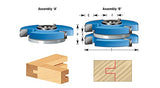 Amana Tool - SC577 Carbide Tipped 3-Wing Tongue & Groove Reversible Stile & Rail 2-13/32 x Amana Tool
