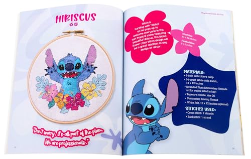 Disney Stitch Cross-Stitch (Cross-stitch Kits) WoodArtSupply