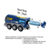 Battery Operated Locomotive Train for Wooden Tracks, Powerful Engine Toy Train Vehicle for Railway Track, Science Fiction Train Car Series Fit All Brands Railroad (Battery Not Included) Z MAYABBO