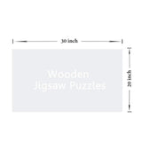 Queenie® Creative 1000 Piece Ancient Map World Globe Earth Planet Abstract Art Picture Christmas Birthday DIY Gifts Wooden Jigsaw Puzzles, Finish Size 30x20 inches Queenie