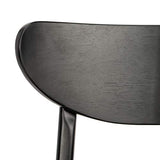 Safavieh Home Lucca Retro Black Dining Chair, Wood, Set of 2 Safavieh