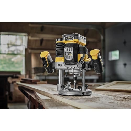 Dewalt DCW620B 20V MAX XR Brushless 2-1/4 Peak HP Lithium-Ion Cordless Plunge Router (Tool Only) - WoodArtSupply