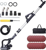 Drywall Sander, 750W Electric Drywall Sander with Vacuum Dust Collection 7 Variable Speed 900-1800 RPM with LED Light, 14 Pcs Sanding Discs, Extendable & Foldable Handle CHEINAUTO