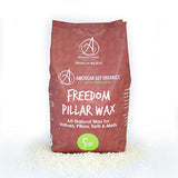American Soy Organics Freedom Soy Wax Beads for Pillar Candle Making - Natural Candle Making Supplies - Paraffin-Free, Beeswax-Free Candle Wax for Votives, Pillars, Tarts, Tealights and Wax Melts 5 lb American Soy Organics