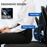 ALLGOD Ergonomic Office Chair, Breathable Mesh Ergonomic Desk Chair with Adjustable Lumbar Support, Flip-up Armrests, Computer Chairs Comfortable for Home, Office, Work, 300lbs, Black ALLGOD