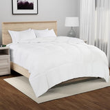 Serta Memory Flex Full/Queen Size Comforter, All Season Duvet Insert, Breathable and Stain Resistant Down Alternative Comforter, Machine Washable, 90 in x 90 in, White Serta