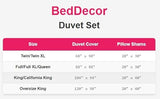 BedDecor Luxury Soft Brushed 400-Thread-Count Egyptian Cotton Embroidered Duvet Cover Set with Beautiful 2-Stripe Embroidery - - Twin/Twin-XL - White/Silver Grey BedDecor