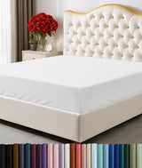 Utopia Bedding King Fitted Sheet - Bottom Sheet - Deep Pocket - Comfy Microfiber - Easy Care -1 Fitted Sheet Only (White) Utopia Bedding