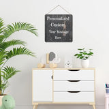 Custom Wood Signs Personalized Text Door Signs for Home Decor Customized Plank Gifts for Family Wedding Farmhouse Kitchen ALLC