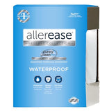 AllerEase Waterproof Mattress Protector Stain Protection Twin Size Allergen Barrier Hot Water Washable Machine Washable Durable Zippered Knit Mattress Cover Stretch Corners (White) Aller-Ease