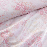 Betsey Johnson - Queen Duvet Cover Set, Silky Smooth Bedding with Shiny Satin Weave & Internal Corner Ties, 3 Piece Bed Set with Matching Pillowcases (Butterfly Garden Pink) Betsey Johnson