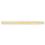 Boardwalk Tapered End Broom Handle, Lacquered Hardwood, 1.13" Dia x 54", Natural Boardwalk
