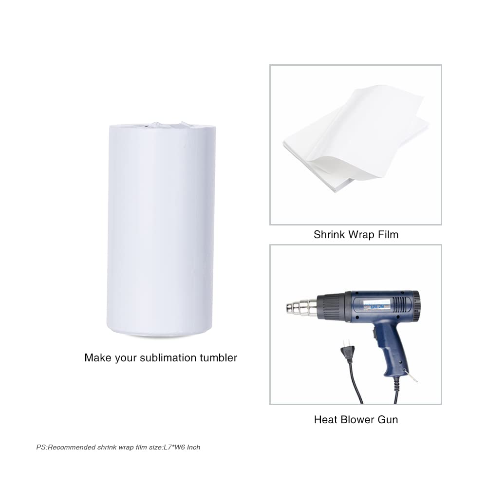 PYD Life Sublimation Blanks Tumbler Skinny 16 OZ Straight Stainless Steel Coffee Kids Tumbler with Lid and Metal Straw for Tumbler Heat Press Machine Sublimation Print 4 Pack PYD Life